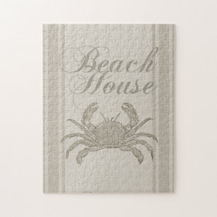 Beach House Crab Seashore Coastal  Legpuzzel