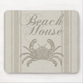 Beach House Crab Seashore Coastal  Muismat (Voorkant)