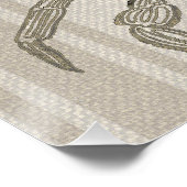 Beach House Crab Seashore Coastal  Poster (Hoek)