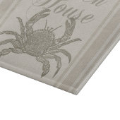 Beach House Crab Seashore Coastal  Snijplank (Hoek)