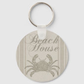 Beach House Crab Seashore Sleutelhanger (Voorkant)