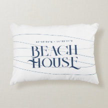 Beach House Custom Coordinates Navy Blue