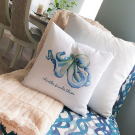 Beach House Design Personaliseer Ocean Throw Kussen