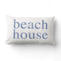 Beach House Distress Pillow