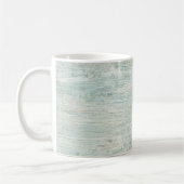 Beach House Driftwood Ocean Coastal Familienaam Koffiemok (Links)