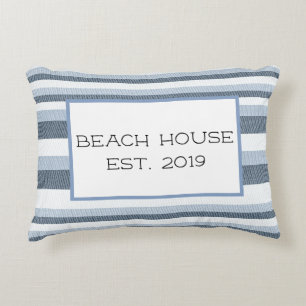 Beach House  Fade Stripe  Accent Kussen