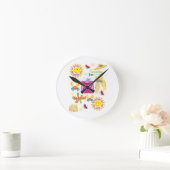 Beach House Fun Clock Ronde Klok (Huis)