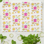 Beach House Fun Sun Kitchen Hand Towel Theedoek (Gevouwen)