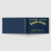 Beach House Gepersonaliseerde vakantiewoning Navy  Gastenboek (Volledig)
