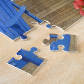 Beach House Getaway | Tropisch paradijs Legpuzzel (Zijkant)