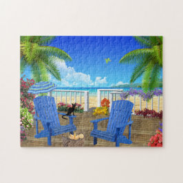 Beach House Getaway | Tropisch paradijs Legpuzzel