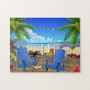 Beach House Getaway   Tropisch paradijs Legpuzzel