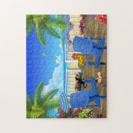 Beach House Getaway | Tropisch paradijs Legpuzzel