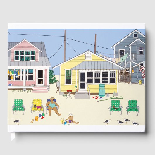 Beach House Guest Book Gastenboek (Voorkant)