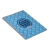 Beach House Guest House Turquoise Blue Notitieboek (Rechterzijde)