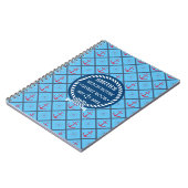 Beach House Guest House Turquoise Blue Notitieboek (Linkerzijde)