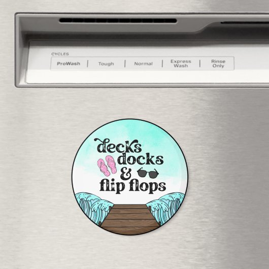 Beach House Koelkast Magneet (Insitu (Vaatwasser))