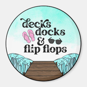 Beach House Koelkast Magneet