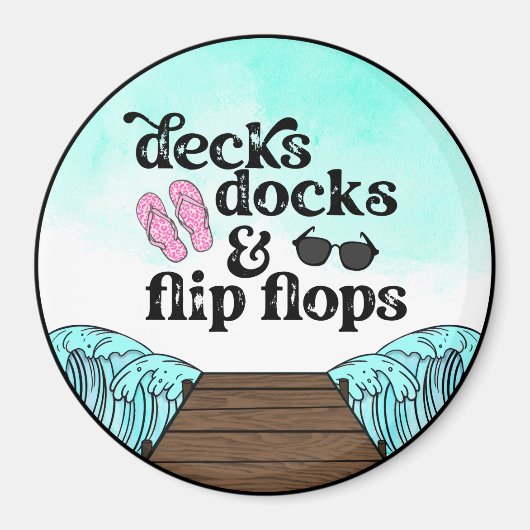 Beach House Koelkast Magneet (Voorkant)