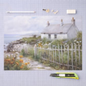 Beach House Kusthuisje Landschap Ocean Garden Tissuepapier (Craft)