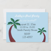 Beach House Labrador Boys Pool Party nodigt uit Kaart (Achterkant)