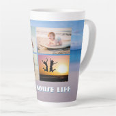 Beach House Life Multi-photo  Latte Mok (Rechterhoek)