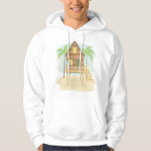 Beach House Mannen Hoodie (Voorkant)