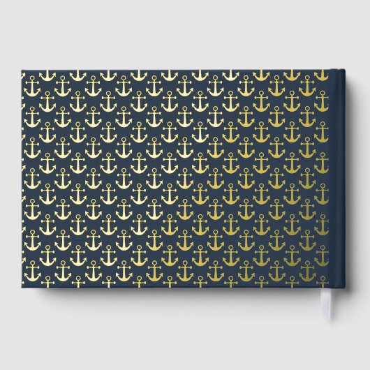 Beach House Nautical Anchors Vakantiehuis Goud Gastenboek (Achterkant)