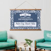 Beach House Nautical Coral Pattern - Gepersonalise