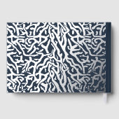 Beach House Nautical Coral Vakantiehuis Zilver Gastenboek (Achterkant)