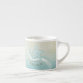 Beach House Nautical Starfish Aqua Blue ID623 Espresso Kop (Rechts)