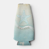 Beach House Nautical Starfish Aqua Blue ID623 Flesjeskoeler (Voorkant)