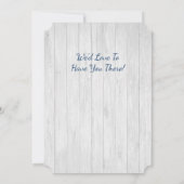 Beach House of Lake House Housewarming Uitnodiging (Achterkant)