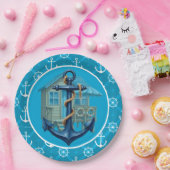 Beach House Papieren Borden Papieren Bordje (Feest)