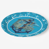 Beach House Papieren Borden Papieren Bordje (Gekanteld)