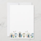 Beach House Party Kaart (Achterkant)