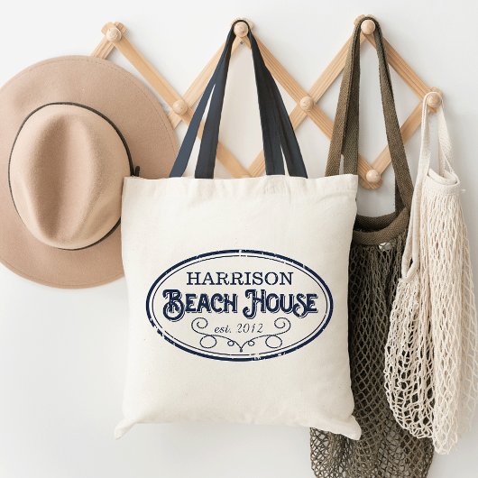 Beach House Persoonlijk Tote Bag