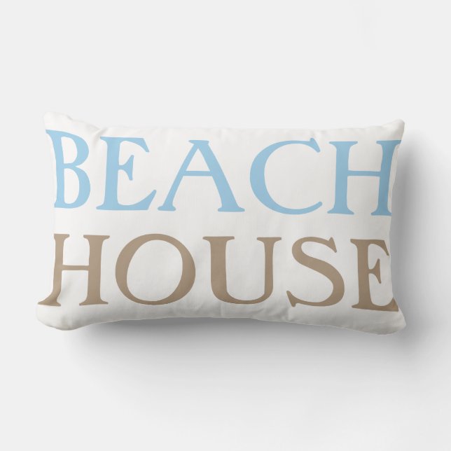 Beach House Pillow Kussen (Voorkant)