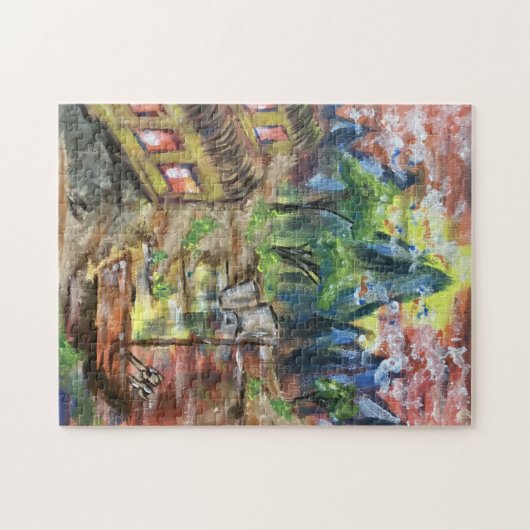 Beach House Puzzel (Horizontaal)