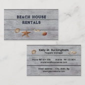 Beach House Rentals Visitekaartje (Voorkant / Achterkant)