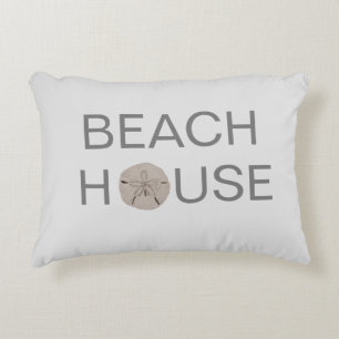 Beach House Sand Dollar Accent Pillow Kussen