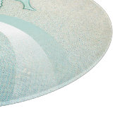 Beach House Seahorse Aqua Blue ID623 Snijplank (Hoek)