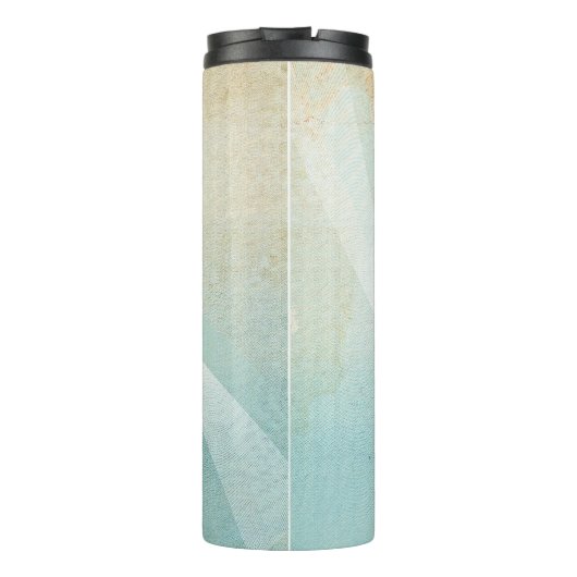 Beach House Seahorse Aqua Blue ID623 Thermosbeker (Achterkant)