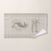 Beach House Seahorse Seashore Bad Handdoek (Handdoek)