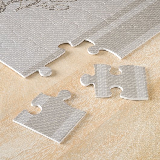 Beach House Seahorse Seashore Legpuzzel (Zijkant)