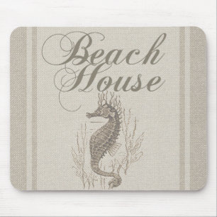 Beach House Seahorse Seashore Muismat