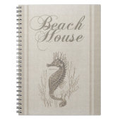Beach House Seahorse Seashore Notitieboek (Voorkant)