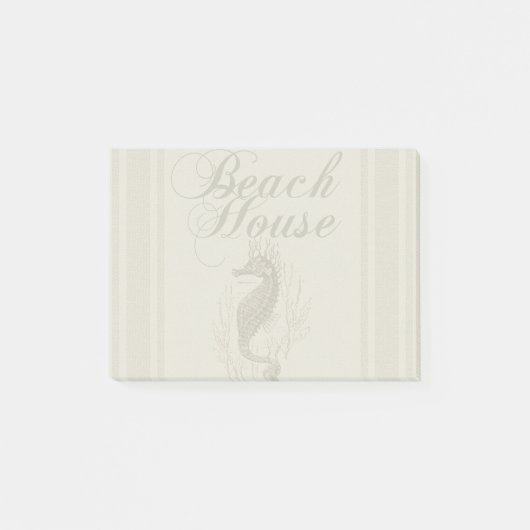 Beach House Seahorse Seashore Post-it® Notes (Voorkant)