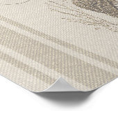 Beach House Seahorse Seashore Poster (Hoek)