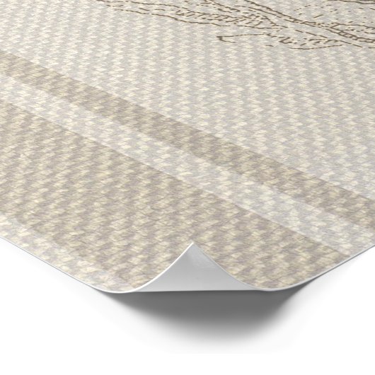 Beach House Seahorse Seashore Poster (Hoek)